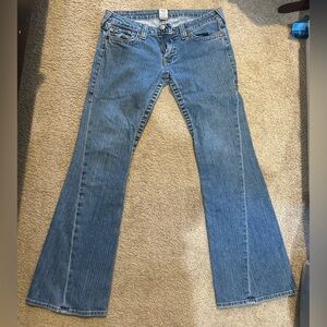 True Religion Women’s Jeans size 32 low rise boot cut